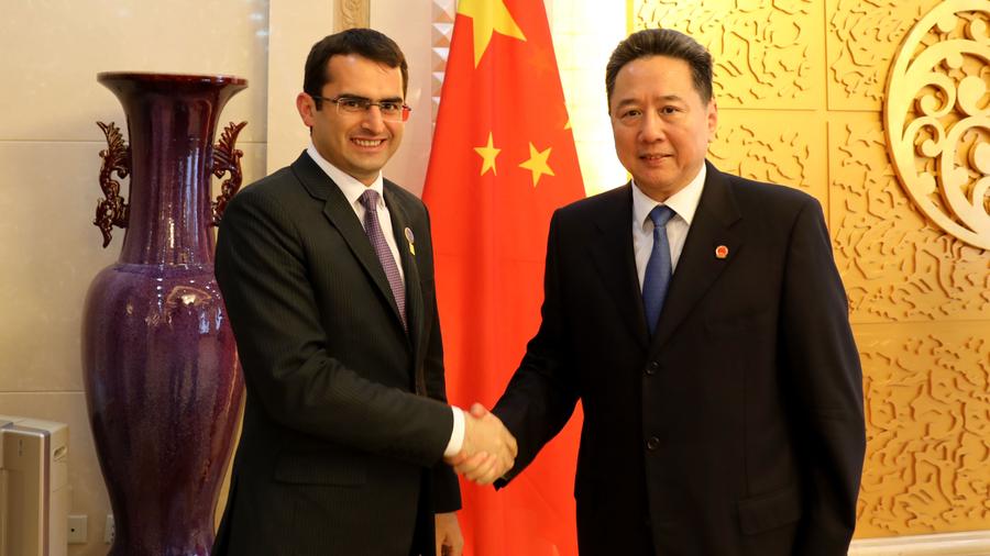 Հակոբ Արշակյանը և ՉԺՀ տրանսպորտի նախարարը քննարկել են Հայաստանի ճանապարհաշինական ծրագրերում չինական կազմակերպությունների ընգդրկվելու հնարավորությունները