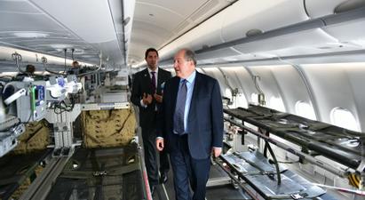 Նախագահ Արմեն Սարգսյանը Փարիզում հանդիպումներ է ունեցել Airbus և Air Asia ընկերությունների ղեկավարների հետ