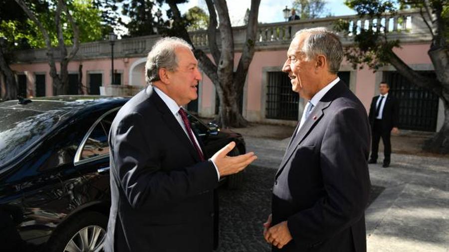 Հայաստանն ու Պորտուգալիան հաջող գործընկերներ կարող են լինել մի շարք ոլորտներում. Արմեն Սարգսյանը հանդիպել է Պորտուգալիայի նախագահի հետ