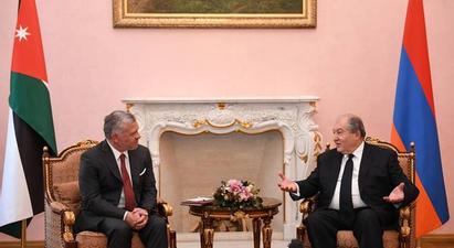 ՀՀ նախագահն ու Հորդանանի թագավորը քննարկել են տարբեր ոլորտներում համագործակցության ներուժը |armenpress.am|