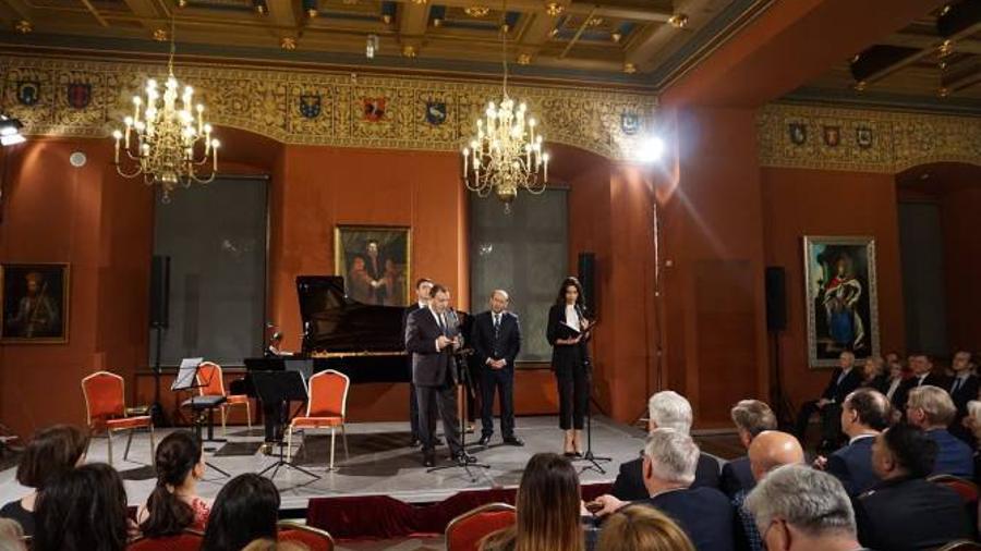 Լիտվայի Մեծ դքսերի պալատում կայացել է ՀՀ պատվավոր հյուպատոսի գրասենյակի բացման արարողությունը |armenpress.am|