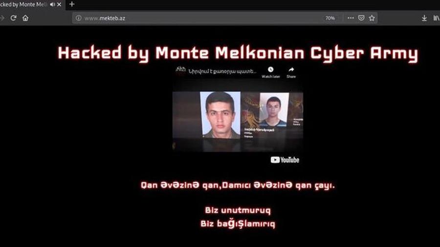 Monte Melkonian Cyber Army-ն կոտրել է ադրբեջանական 21 կայք

