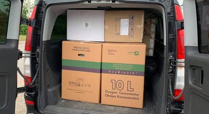 Կրկին 3 թթվածնային սարք ու 6000 պաշտպանական դիմակ Վրաստանից հասավ Հայաստան
