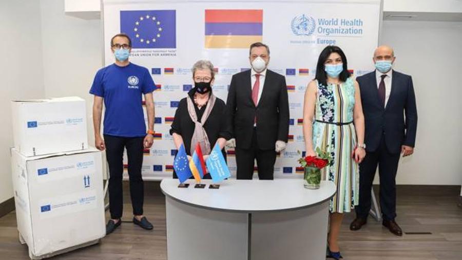 ԵՄ-ի և ԱՀԿ-ի շնորհիվ կորոնավիրուսային հիվանդության ախտորոշման 10 հազար թեստեր հասել են Հայաստան