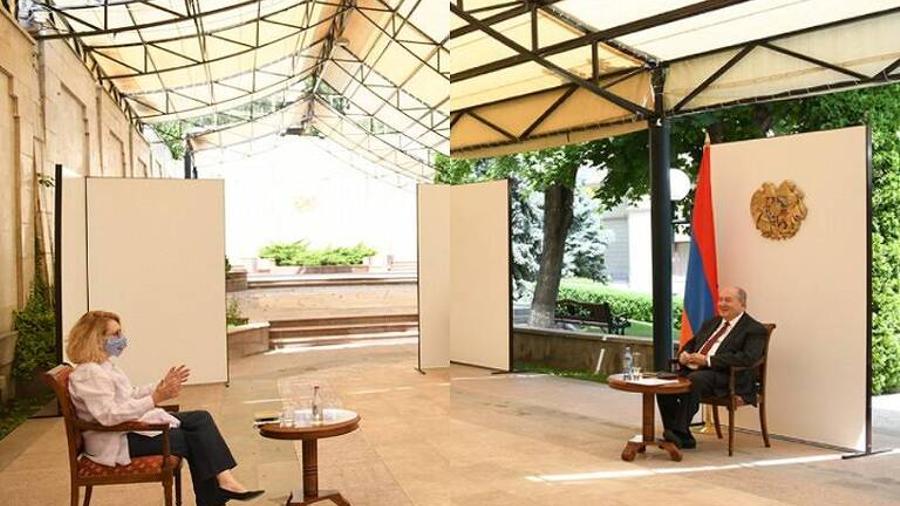 Արմեն Սարգսյանն ընդունել է Եվրոպայի խորհրդի երևանյան գրասենյակի ղեկավար Նատալյա Վուտովային
