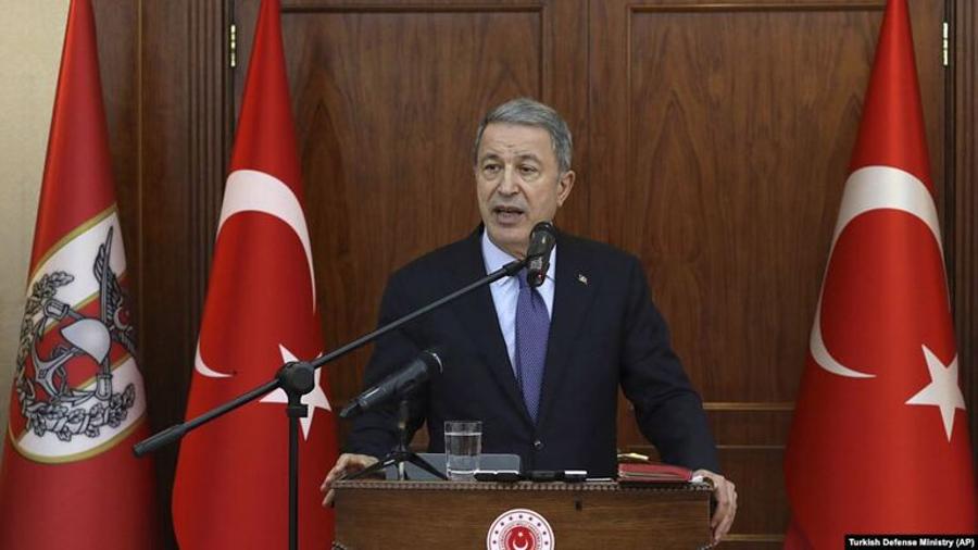 Թուրքիայի ՊՆ-ն ադրբեջանցի բարձրաստիճան պաշտոնյաների հետ հանդիպմանը կրկին մեղադրել է Հայաստանին
