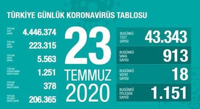 Թուրքիայում Covid-19-ի դեպքերի թիվն անցել է 223․000-ը |ermenihaber.am|