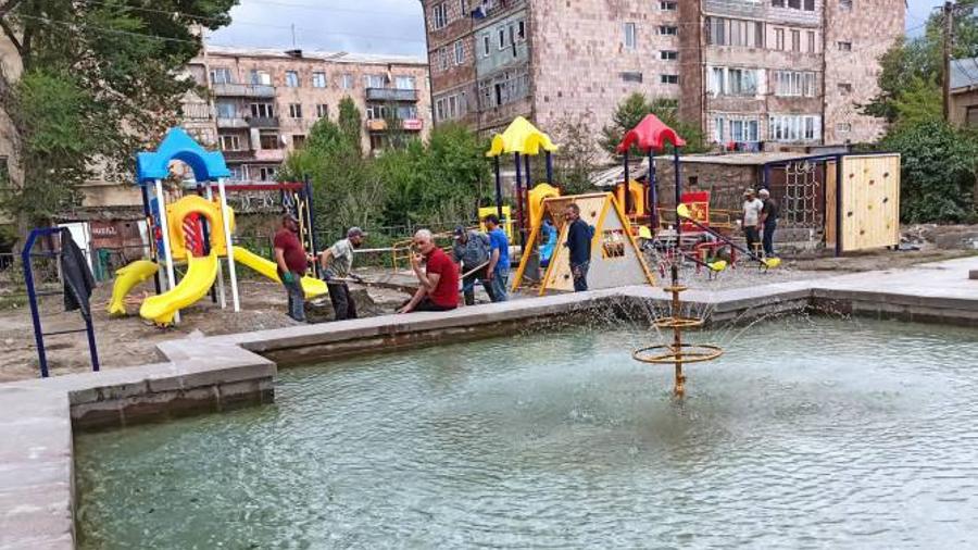 Վարդենիս քաղաքի զբոսայգու տարածքում կառուցվում է ներառական խաղահրապարակ |armenpress.am|