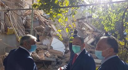 Պայթյուն է տեղի ունեցել Զեյթուն վարչական շրջանի Ռայինիսի 1 շենքում, 2 հոգի փլատակների տակ են, փրկարարները աշխատում են․ վարչապետի օգնական