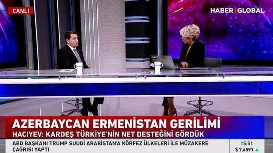 Հիքմեթ Հաջիևը թուրքական HaberGlobal հեռուստաալիքի եթերում բողոքել, որ ՌԴ-ն «շարունակում է զինել» Հայաստանին։

 |factor.am|