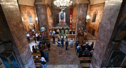 Բեյրութի պայթյունի զոհերի հիշատակին նվիրված քառասնօրյա հոգեհանգստի կարգ կատարվեց ՍԲ Սարգիս եկեղեցում |armenpress.am|