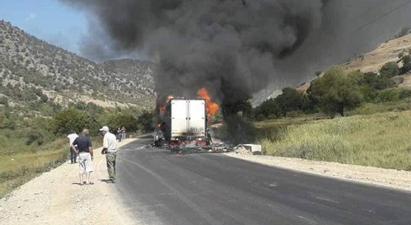 Մեղրի-Վարդանիձոր ավտոճանապարհին այրված բեռնատարում եղել է 24 տոննա կարագ. ԱԻՆ-ը մանրամասնում է