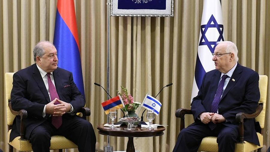Նախագահ Արմեն Սարգսյանը հեռախոսազրույց է ունեցել Իսրայելի Պետության նախագահ Ռյուվեն Ռիվլինի հետ