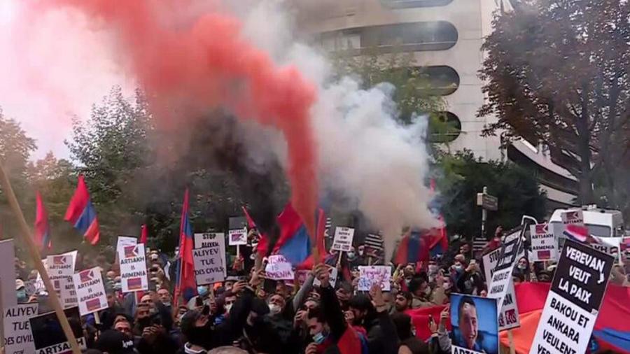 Լիոն քաղաքում հայերը բողոքի ցույց են անցկացնում՝ ընդդեմ թուրք-ադրբեջանական ագրեսիայի (ուղիղ)
 |tert.am|