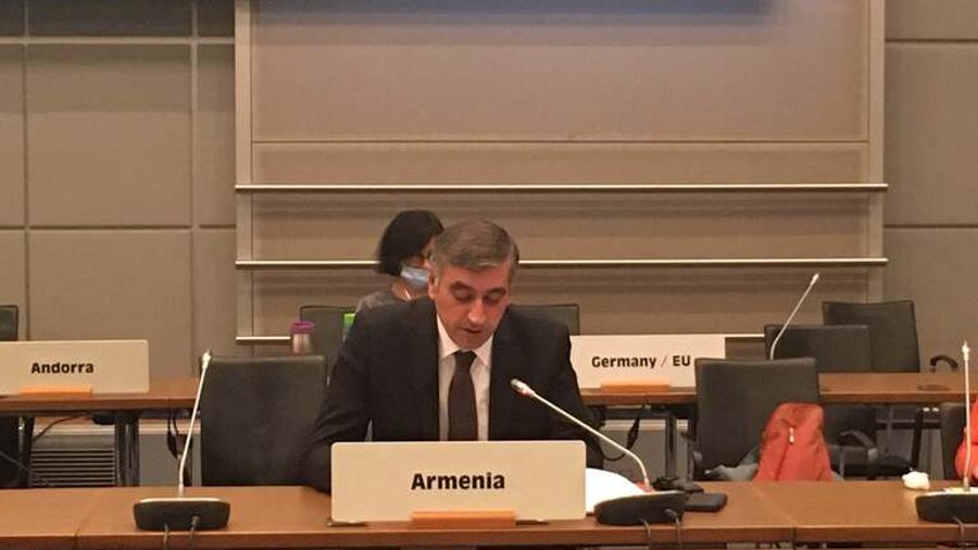ԵԱՀԿ Մշտական խորհրդի նիստին ներառվեց «Ադրբեջանի՝ Թուրքիայի և օտարերկրյա ահաբեկչական մարտիկների ներգրավմամբ ագրեսիան Արցախի և Հայաստանի դեմ» վերտառությամբ հարցը
