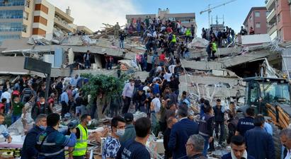 Թուրքիայի Իզմիր քաղաքում երկրաշարժի հետևանքով զոհերի և վիրավորների թիվը շարունակում է աճել |tert.am|