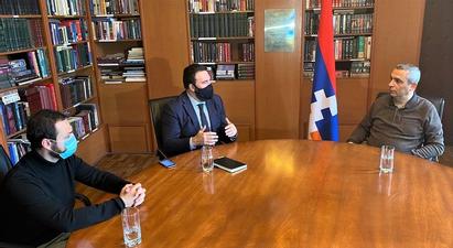 Արցախի Հանրապետության ԱԳՆ ղեկավար Մասիս Մայիլյանը հանդիպում է ունեցել Իսպանիայի Պատգամավորների Կոնգրեսի պատգամավոր Ջոն Ինյարիտուի հետ
