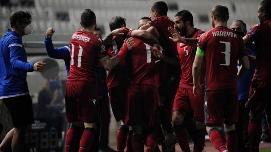 Հայաստանի ֆուտբոլի ընտրանին հաղթեց Հյուսիսային Մակեդոնիային և ենթախմբում գրավեց առաջին տեղը |armenpress.am|