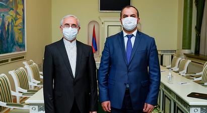 Արթուր Դավթյանն ու Իրանի դեսպանը քննարկել են քրեական արդարադատության մասին հարցեր