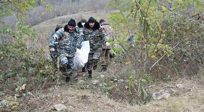 Փրկարարները զոհվածների մարմինների որոնման աշխատանքներ են իրականացնում Հադրութի շրջանում |armenpress.am|
