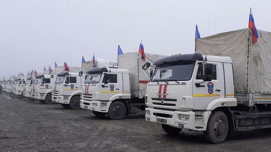 ՌԴ-ից մարդասիրական օգնության ևս 7 բեռնատար է ժամանել Արցախ