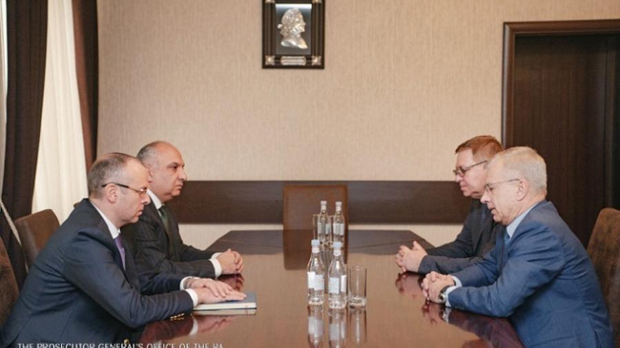 ՀՀ զինվորական դատախազը հանդիպում է ունեցել ՌԴ հարավային ռազմական օկրուգի  զինվորական դատախազի և քննչական վարչության ղեկավարի հետ