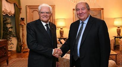 Իտալիայի նախագահը ՀՀ նախագահին շուտափույթ ապաքինում է մաղթել
