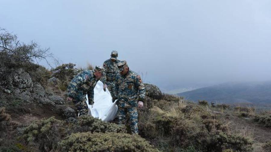 Հադրութում և Ջրականում հայտնաբերվել են 1 զինծառայողի և 3 քաղաքացիական անձանց աճյուններ |armenpress.am|