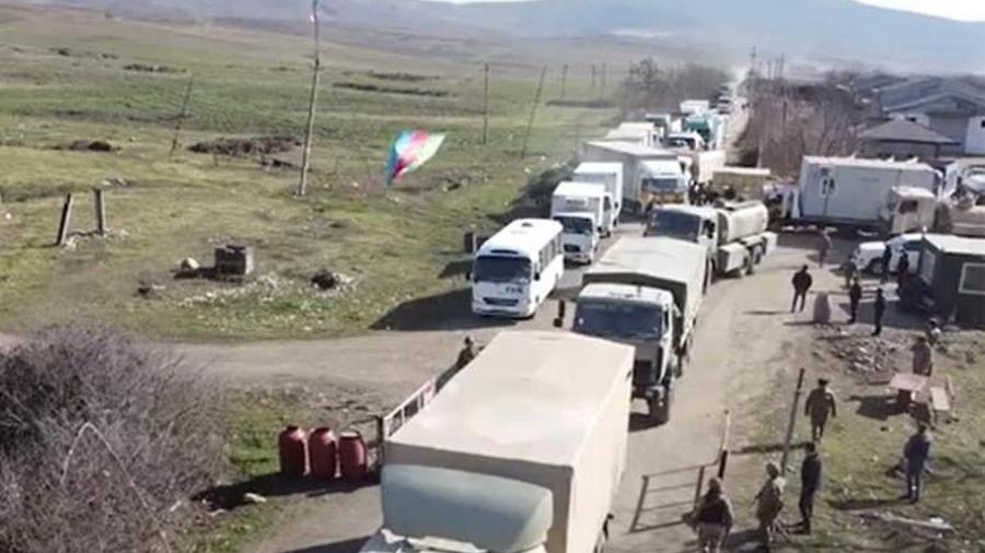 Ռուս խաղաղապահներն ավելի քան 60 ադրբեջանական բեռնատար են ուղեկցել դեպի Շուշի. ՌԴ ՊՆ |factor.am|