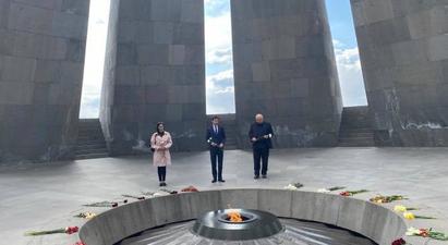 Եվրախորհրդարանի պատգամավորն այցելել է Հայոց ցեղասպանության հուշահամալիր