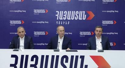 «Հայաստան» դաշինքը հրապարակել է ընտրական ցուցակի առաջին 50 թեկնածուների ցանկը
