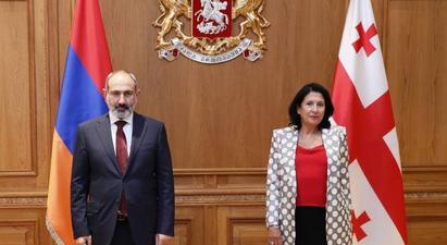 Հայաստանի վարչապետն ու Վրաստանի նախագահը քննարկել են հայ-վրացական համագործակցության հեռանկարները

