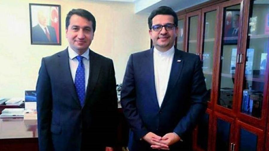 Հանդիպել են Ադրբեջանի նախագահի օգնականն ու Ադրբեջանում Իրանի դեսպանը |armenpress.am|