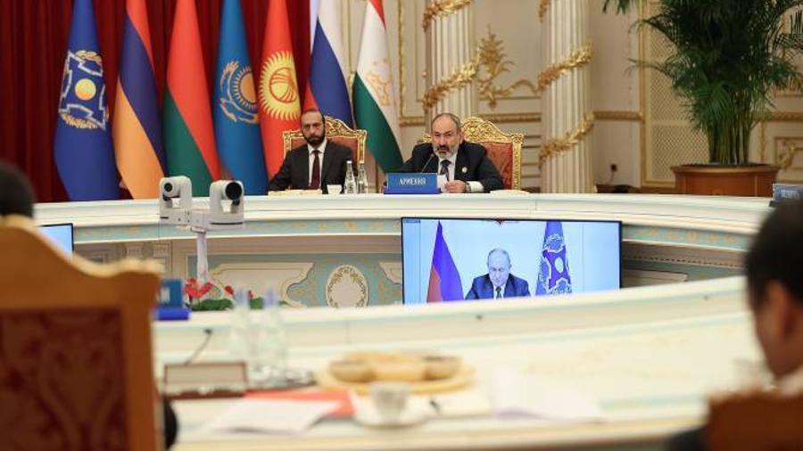 The potential of CSTO collective forces needs to be modernized, supplemented with unmanned formations: The Prime Minister takes part in the sitting of the CSTO Collective Security Council in Dushanbe
