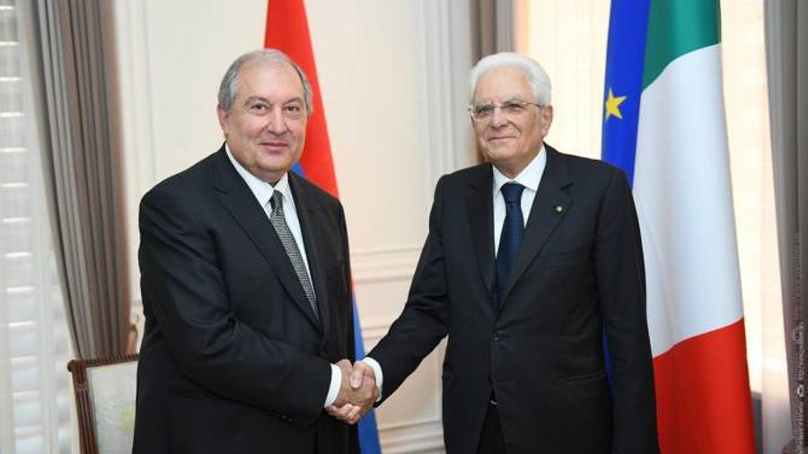 Իտալիան վստահությամբ է նայում ՀՀ-ի հետ հարաբերությունների ապագային. Արմեն Սարգսյանին շնորհավորել է Իտալիայի նախագահ Մատարելլան