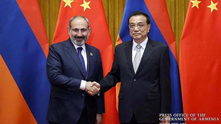 The cooperation in the sidelines of the joint construction of ‘’One Belt One Road’’ steadily develops. Prime Minister of China sends congratulatory message to Nikol Pashinyan