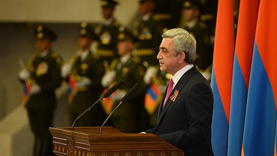 There is a difficult but honorable struggle ahead. We will celebrate the Independence Day. Message of Serzh Sargsyan