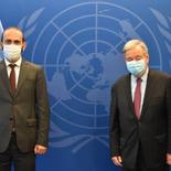 ՀՀ ԱԳ նախարար Արարատ Միրզոյանը սեպտեմբերի 25-ին հանդիպում է ունեցել ՄԱԿ գլխավոր քարտուղար Անտոնիո Գուտերեշի հետ։ Զրուցակիցները մտքեր են փոխանակել տարածաշրջանային կայունության և անվտանգության հարցերի շուրջ։ Արարատ Միրզոյանը քարտուղարի ուշադրությունն է հրավիրել Ադրբեջանի սանձազերծած ագրեսիայի հումանիտար հետևանքների վրա՝ ընդգծելով Ադրբեջանում մինչ օրս պահվող հայ ռազմագերիների և քաղաքացիների  հայրենադարձման հրամայականը։ Նախարարը ընդգծել է ԵԱՀԿ Մինսկի խմբի համանախագահների հովանու ներքո ԼՂ հակամարտության տևական ու համապարփակ կարգավորման անհրաժեշտությունը։ [ԱԳՆ]