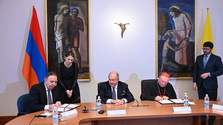Հայաստանի և Սուրբ Աթոռի միջև ստորագրվել է մշակույթի ոլորտում համագործակցության մասին փոխըմբռնման հուշագիր