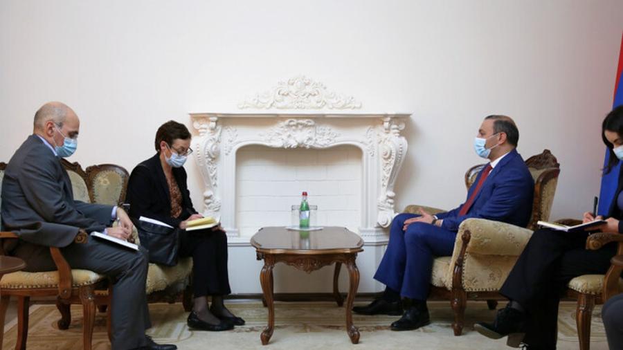 Արմեն Գրիգորյանը Ֆրանսիայի դեսպանի հետ քննարկել է ՀՀ ինքնիշխան տարածք ադրբեջանական զորքերի ներխուժման հարցը