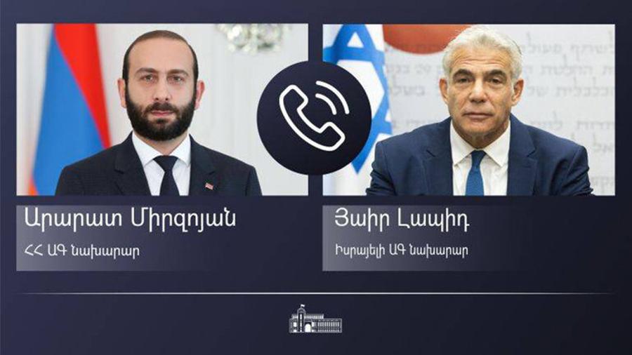 Ararat Mirzoyan presented the situation resulting from the recent aggression unleashed by Azerbaijan against the territorial integrity and sovereignty of the Republic of Armenia to Israeli FM