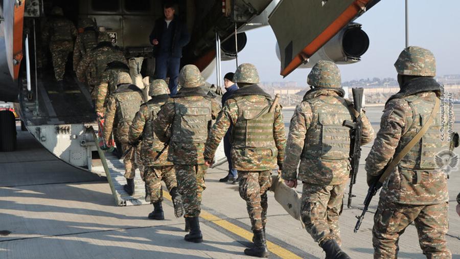 ՌԴ ՕՏՈՒ 3 օդանավերը խաղաղապահներին Հայաստանից տեղափոխում են Ղազախստան |azatutyun.am|