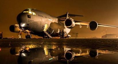 Բրիտանական ռազմա-փոխադրական ինքնաթիռները մեկ օրում հինգ չվերթ են կատարել Ուկրաինա |armenpress.am|