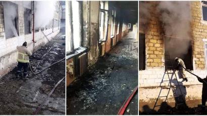 Հրդեհի պատճառով մասնակի այրվել է Մարտակերտի շրջանի Առաջաձոր համայնքի միջնակարգ դպրոցը