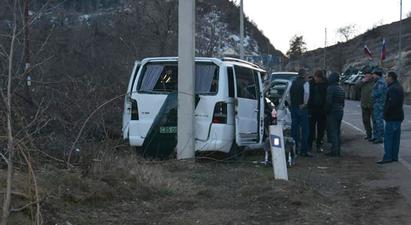 Ավտոմեքենան բախվել է ՌԴ խաղաղապահ զորակազմի ՀՄՄ զրահատեխնիկային. կան տուժածներ
