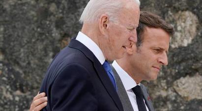 Բայդենը Մակրոնի հետ հեռախոսազրույց է ունեցել Ֆրանսիայի նախագահի՝ Մոսկվա եւ Կիեւ կատարած այցից հետո |armenpress.am|