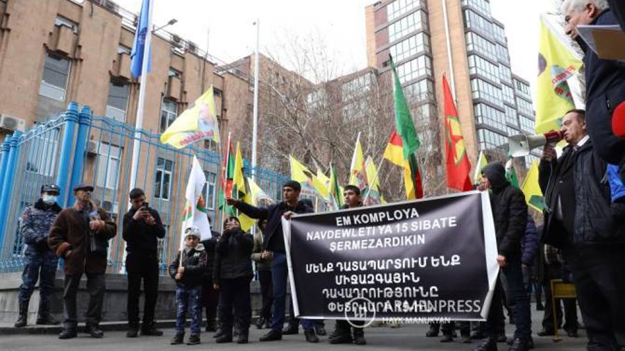 Թուրքիայի նպատակն է ոչնչացնել քուրդ ժողովրդին. բողոքի ակցիա ՄԱԿ-ի գրասենյակի դիմաց |armenpress.am|