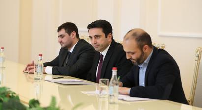 Ալեն Սիմոնյանն ընդունել է ԵՄ-Հայաստան խորհրդարանական գործընկերության կոմիտեի համանախագահին