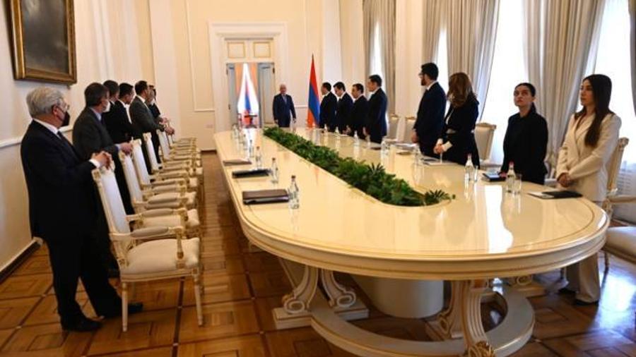 Իտալիայի ԱԳ նախարարը ՀՀ նախագահի հետ հանդիպմանը ողջունել է խաղաղության հաստատման ճանապարհով շարժվելու Հայաստանի ձգտումը

