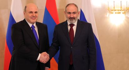 Փաշինյանը և Միշուստինը քննարկել են տնտեսության ոլորտում հայ-ռուսական համագործակցությանը վերաբերող հարցերի լայն շրջանակ
